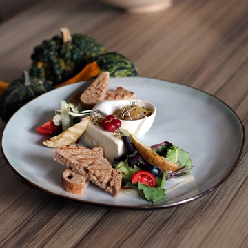 Kecskesajt terrine körte chutneyval